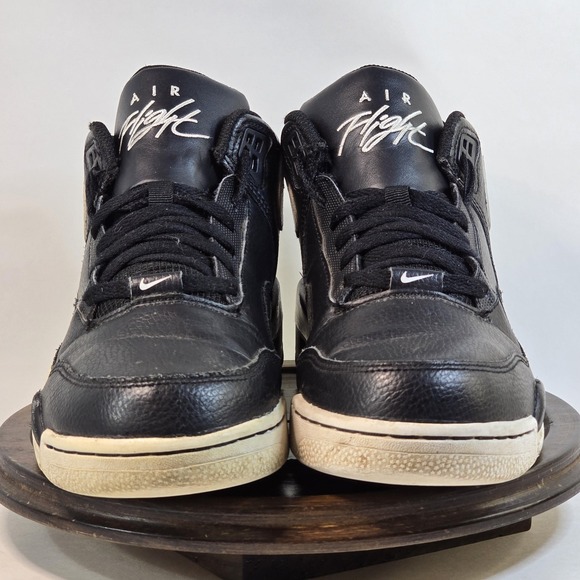 Nike Air Flight 89 Shoes Mens Size 8 Basketball Leather BQ4212-002 Sneakers - Picture 2 of 11